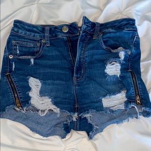 American eagle high rise shorts